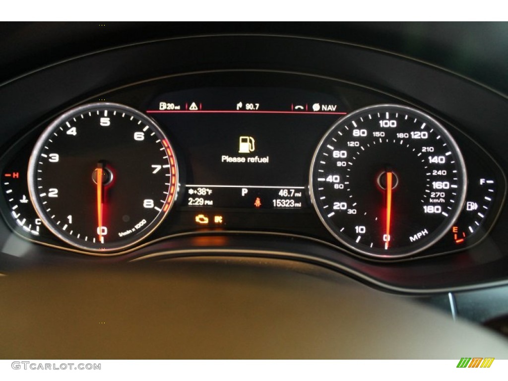 2012 Audi A6 3.0T quattro Sedan Gauges Photo #75149518