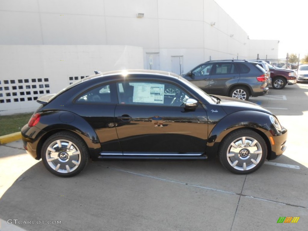 Deep Black Pearl Metallic 2013 Volkswagen Beetle Turbo Fender Edition Exterior Photo #75150737
