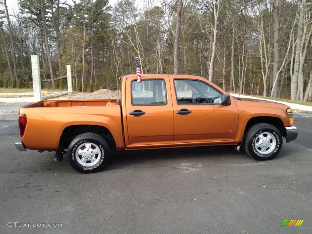 Sunburst Orange Metallic 2007 GMC Canyon SLE Crew Cab Exterior Photo #75150982