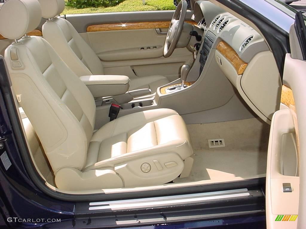 2006 A4 1.8T Cabriolet - Moro Blue Pearl Effect / Beige photo #10