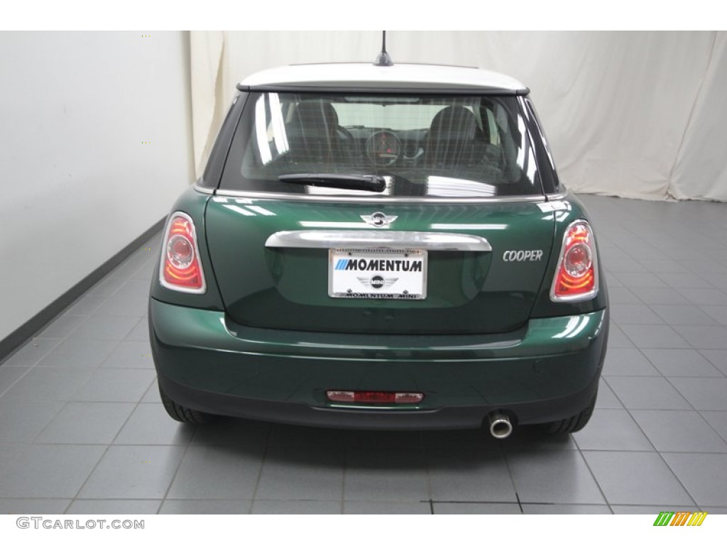 2013 Cooper Hardtop - British Racing Green II Metallic / Carbon Black photo #10