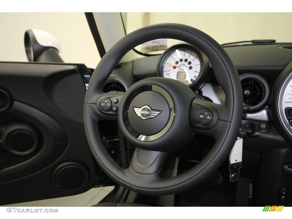 2013 Cooper Hardtop - British Racing Green II Metallic / Carbon Black photo #23