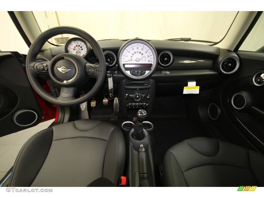 2013 Mini Cooper S Hardtop Carbon Black Dashboard Photo #75153543