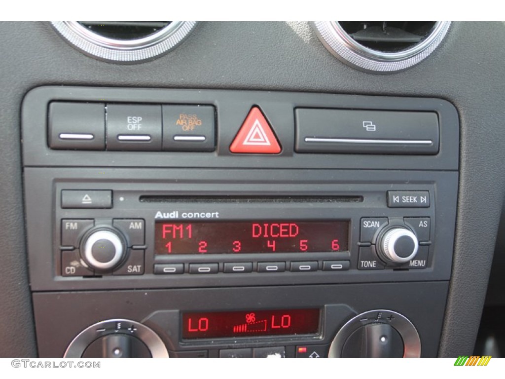 2007 Audi A3 2.0T Audio System Photos