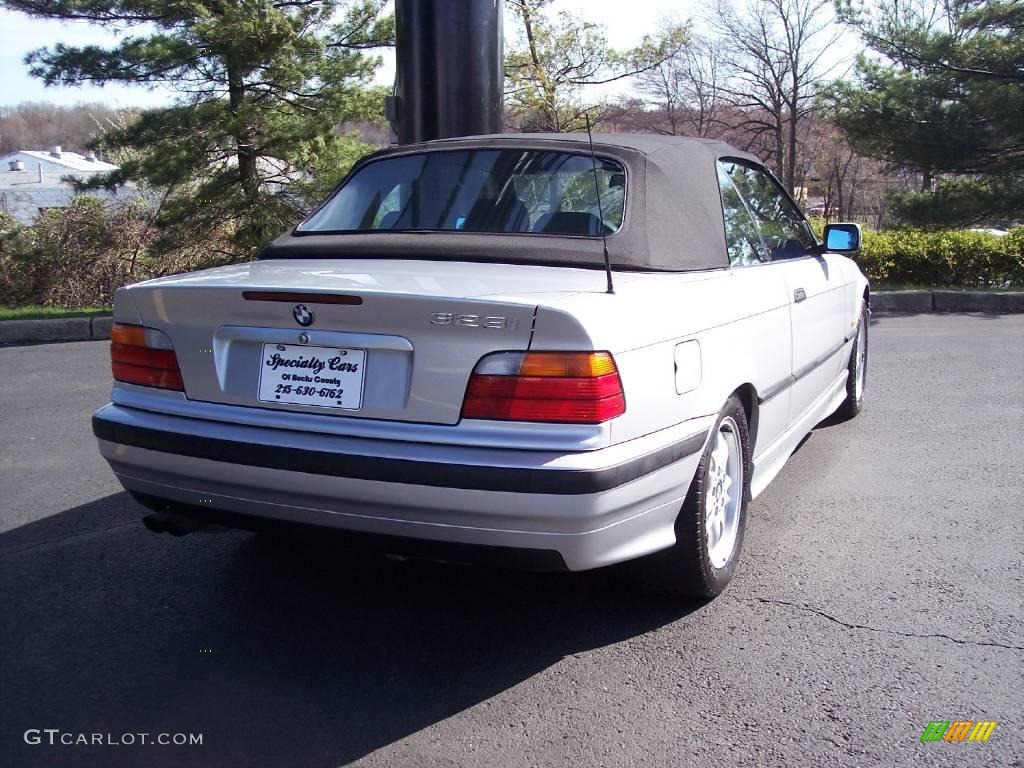 1999 3 Series 323i Convertible - Titanium Silver Metallic / Black photo #3
