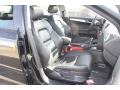 2007 Audi A3 Black Interior Front Seat Photo