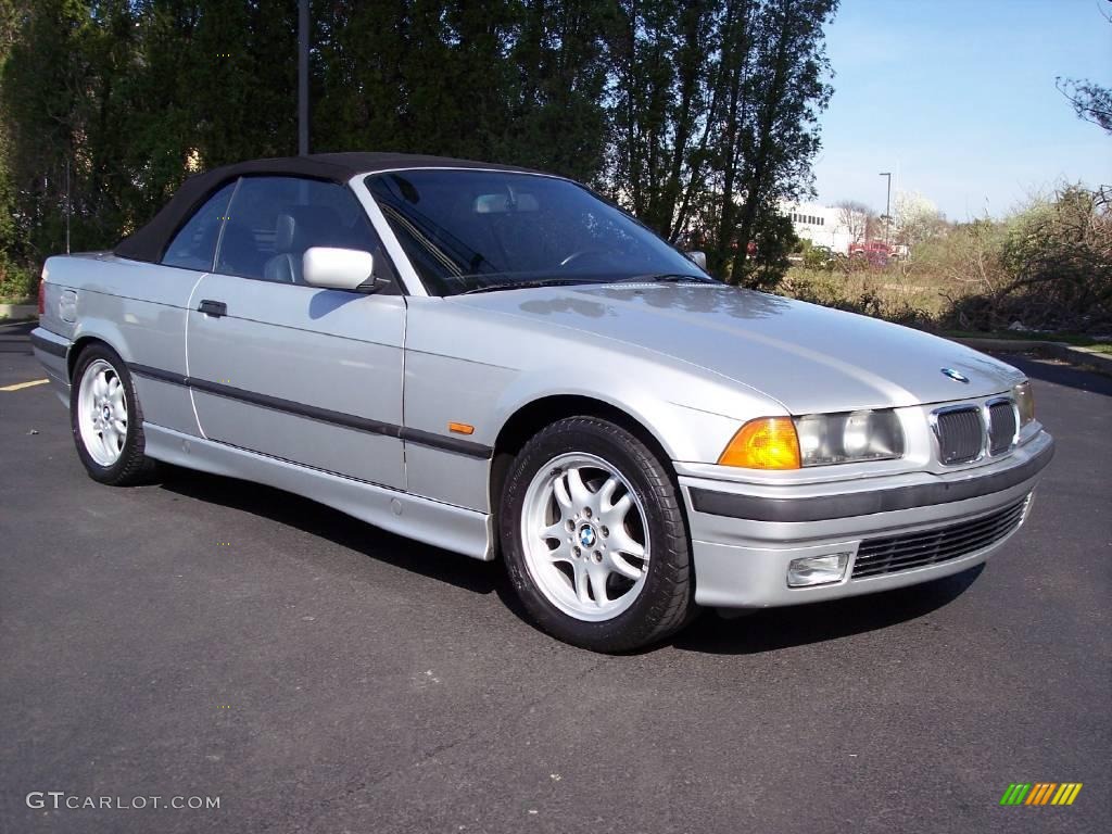 1999 3 Series 323i Convertible - Titanium Silver Metallic / Black photo #4