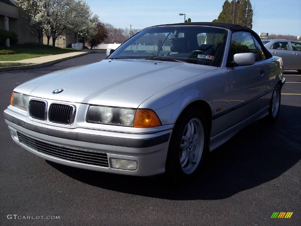 1999 3 Series 323i Convertible - Titanium Silver Metallic / Black photo #12