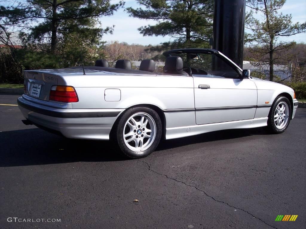 1999 3 Series 323i Convertible - Titanium Silver Metallic / Black photo #18