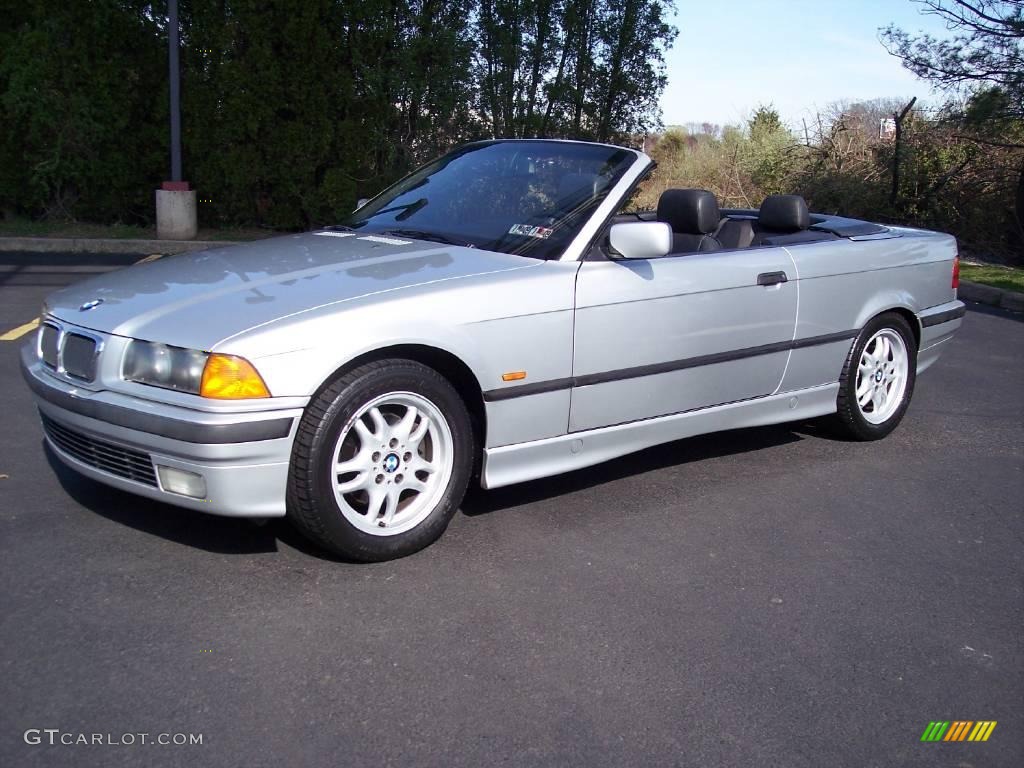 1999 3 Series 323i Convertible - Titanium Silver Metallic / Black photo #20