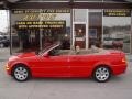 2000 Bright Red BMW 3 Series 323i Convertible  photo #2