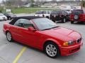 2000 Bright Red BMW 3 Series 323i Convertible  photo #3