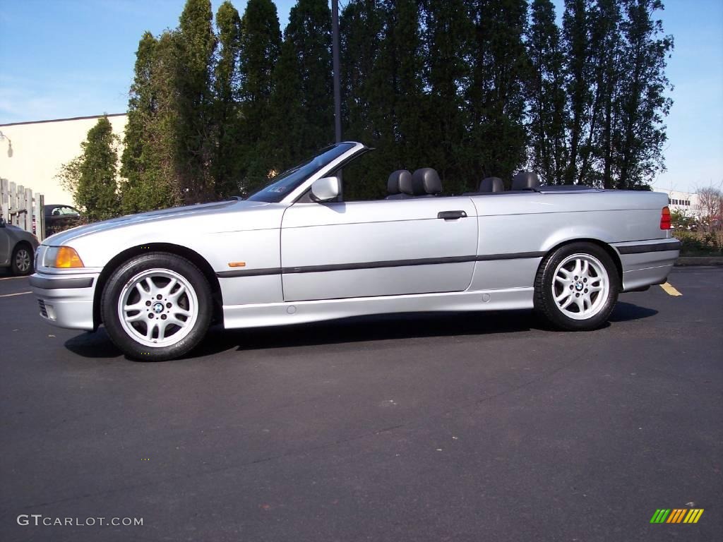 1999 3 Series 323i Convertible - Titanium Silver Metallic / Black photo #23