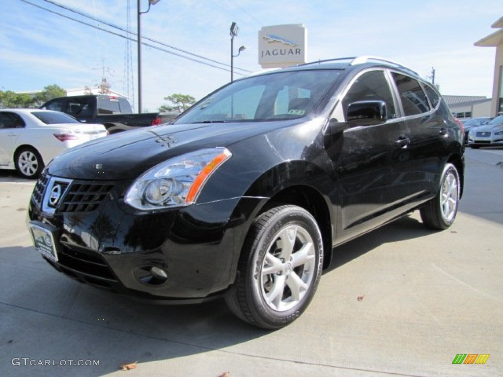 Wicked Black 2008 Nissan Rogue SL Exterior Photo #75155573