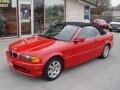 2000 Bright Red BMW 3 Series 323i Convertible  photo #16