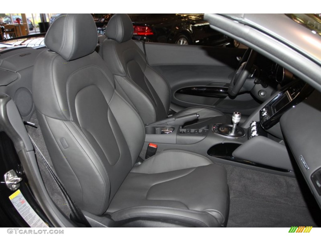 2012 Audi R8 Spyder 5.2 FSI quattro Front Seat Photo #75157144
