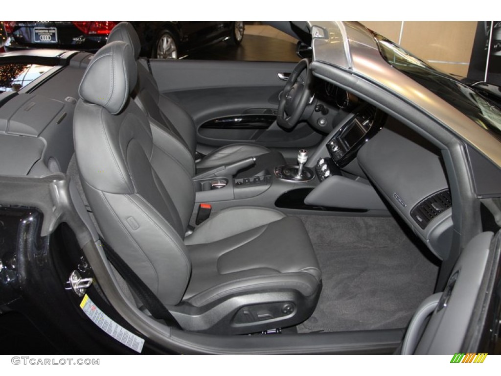 2012 Audi R8 Spyder 5.2 FSI quattro Front Seat Photo #75157158