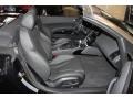 2012 Audi R8 Black Interior Front Seat Photo