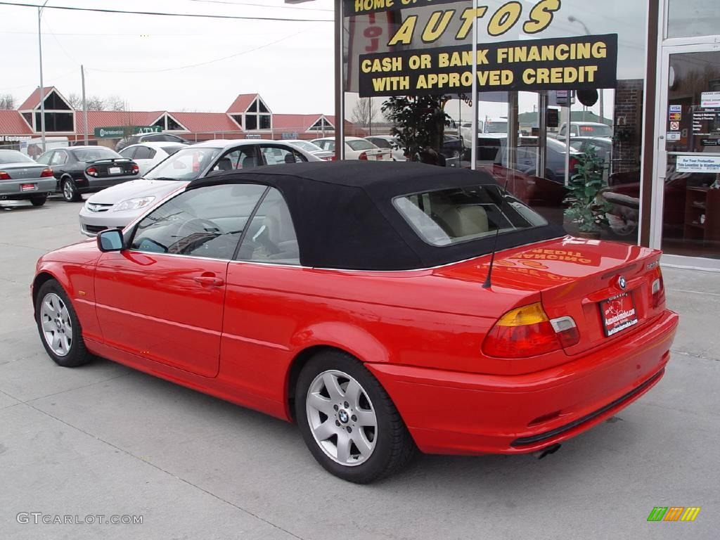 2000 3 Series 323i Convertible - Bright Red / Sand photo #20