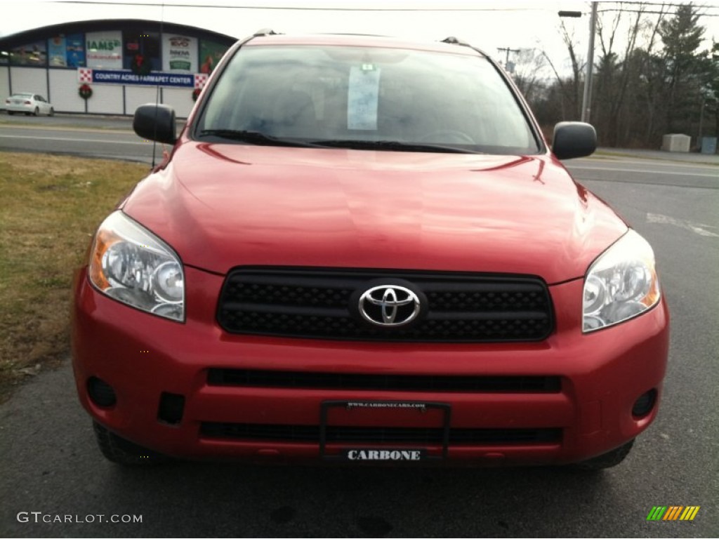 2007 RAV4 4WD - Barcelona Red Pearl / Taupe photo #3
