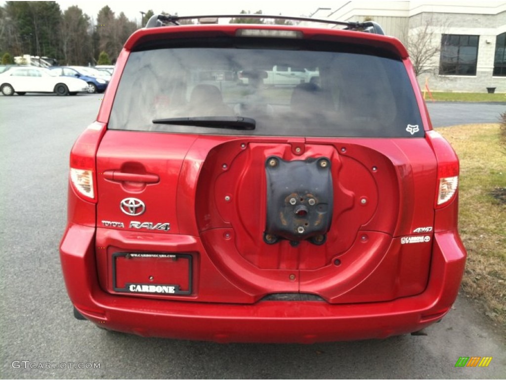 2007 RAV4 4WD - Barcelona Red Pearl / Taupe photo #7