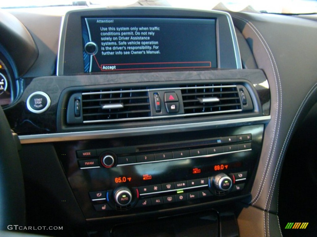 2012 BMW 6 Series 650i Coupe Controls Photo #75158884