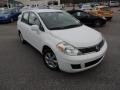 2008 Fresh Powder White Nissan Versa 1.8 S Sedan  photo #1