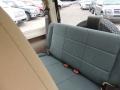 2002 Jeep Wrangler Camel Beige/Dark Green Interior Rear Seat Photo