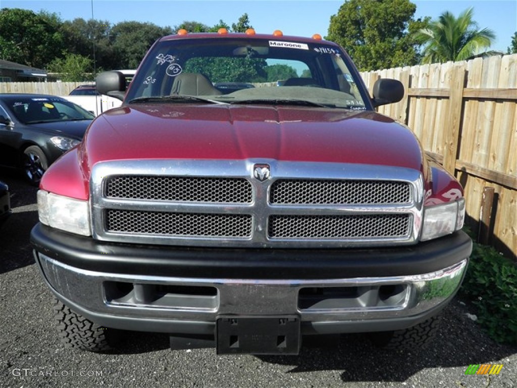 1999 Ram 2500 SLT Extended Cab 4x4 - Red Metallic / Agate photo #2
