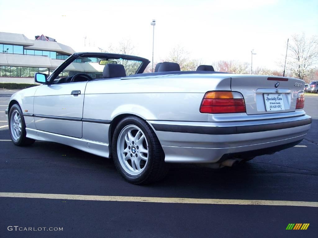 1999 3 Series 323i Convertible - Titanium Silver Metallic / Black photo #55