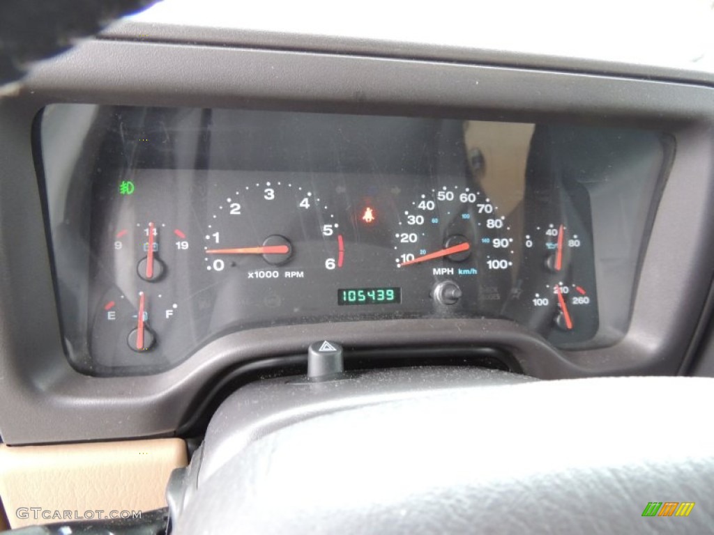 2002 Jeep Wrangler Sahara 4x4 Gauges Photo #75159550