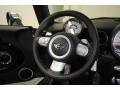 2010 Mini Cooper Lounge Carbon Black Leather Interior Steering Wheel Photo