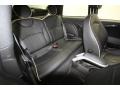 2010 Mini Cooper Lounge Carbon Black Leather Interior Rear Seat Photo