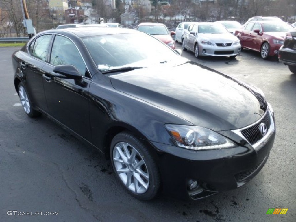 Obsidian Black 2013 Lexus IS 250 AWD Exterior Photo #75161899