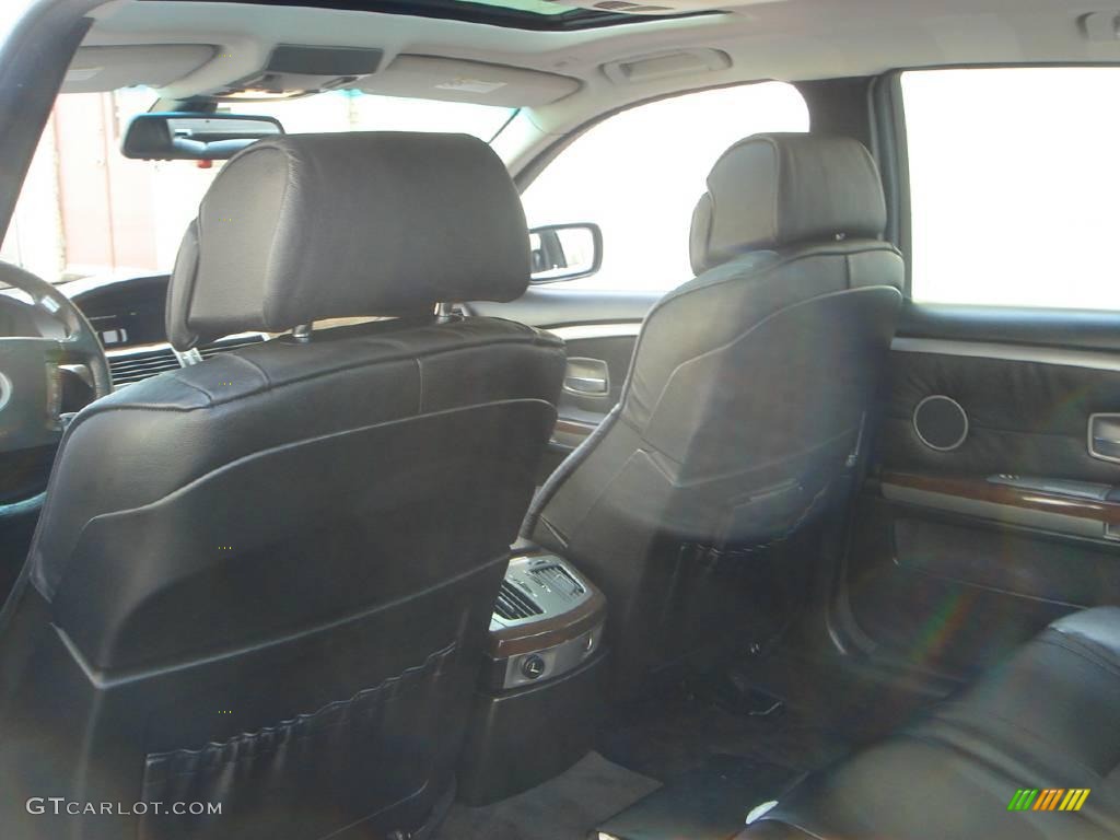 2003 7 Series 745Li Sedan - Titanium Silver Metallic / Black/Black photo #7