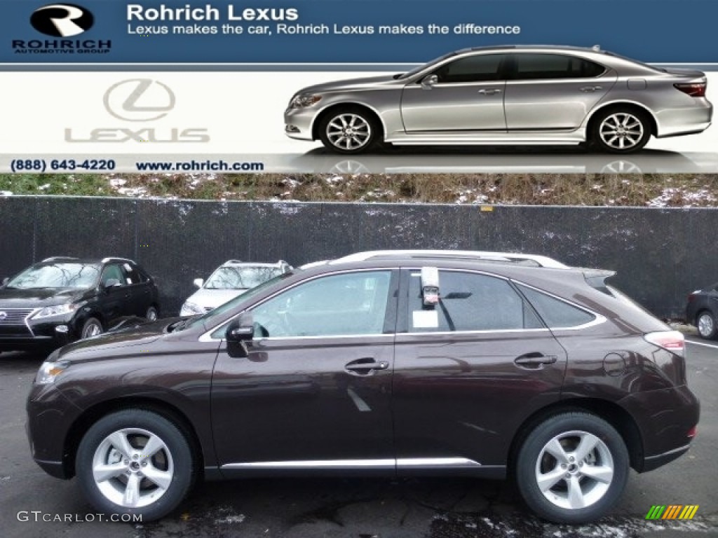 2013 RX 350 AWD - Fire Agate Pearl / Saddle Tan/Espresso Birds Eye Maple photo #1