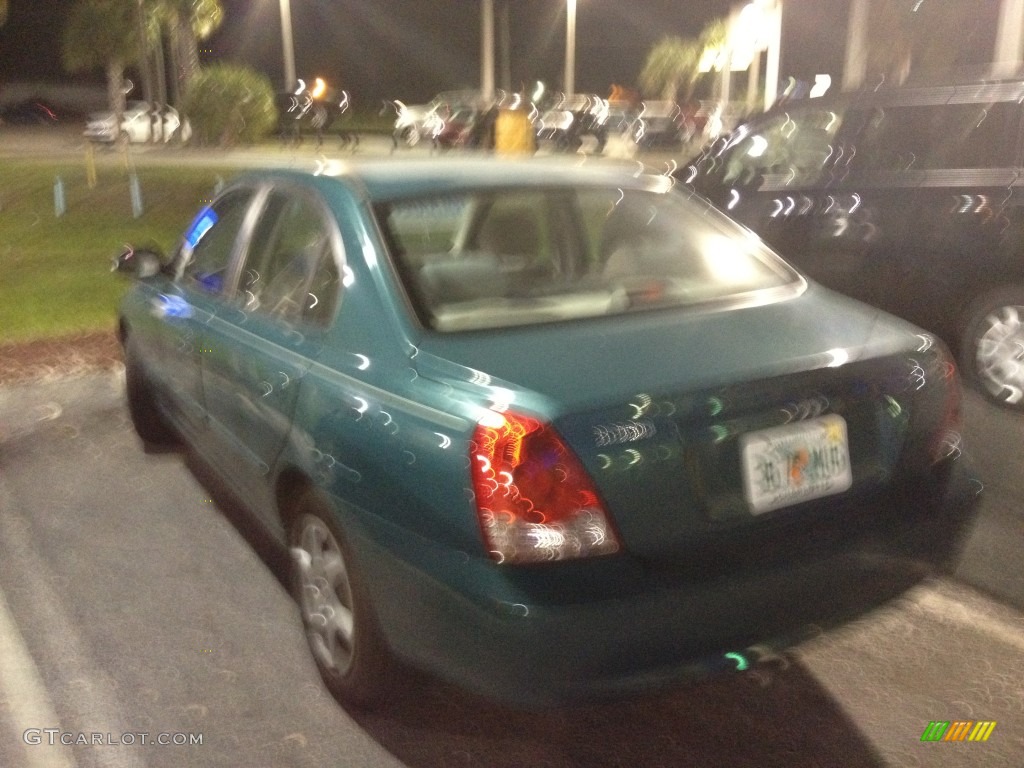 2006 Elantra GLS Sedan - Spruce Green / Gray photo #4