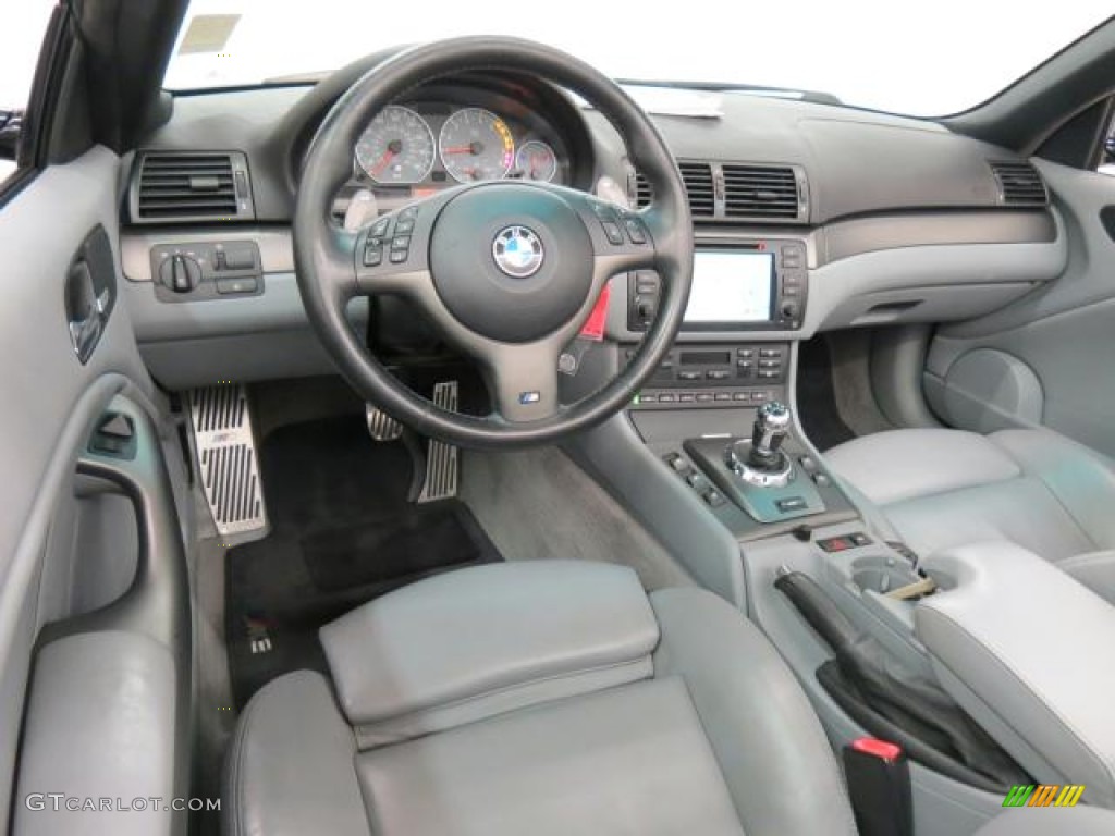 Grey Interior 2004 BMW M3 Convertible Photo #75167236