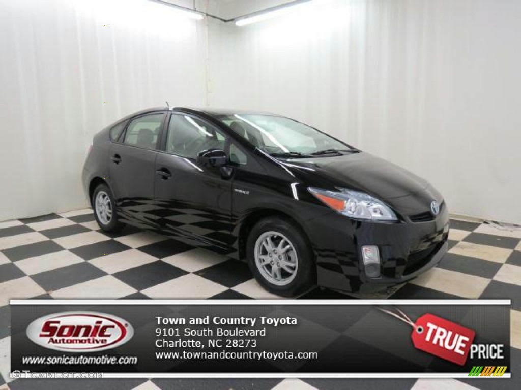 2010 Prius Hybrid III - Black / Misty Gray photo #1