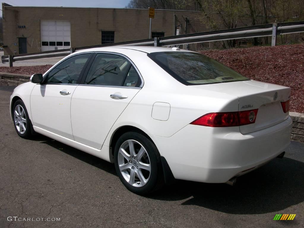 2005 TSX Sedan - Premium White Pearl / Parchment photo #3