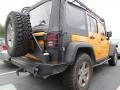2012 Dozer Yellow Jeep Wrangler Unlimited Rubicon 4x4  photo #3