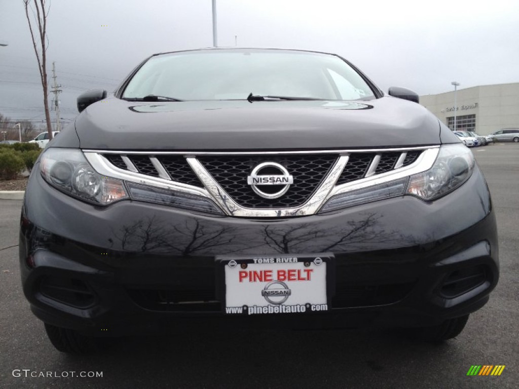 2011 Murano S AWD - Super Black / Black photo #2