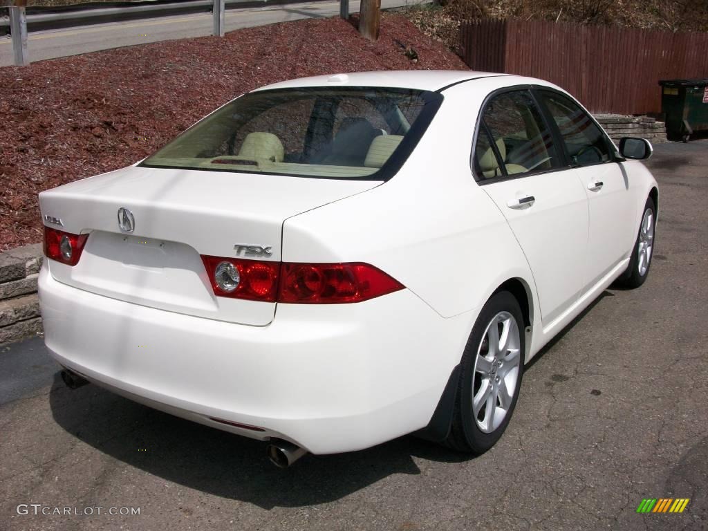 2005 TSX Sedan - Premium White Pearl / Parchment photo #5