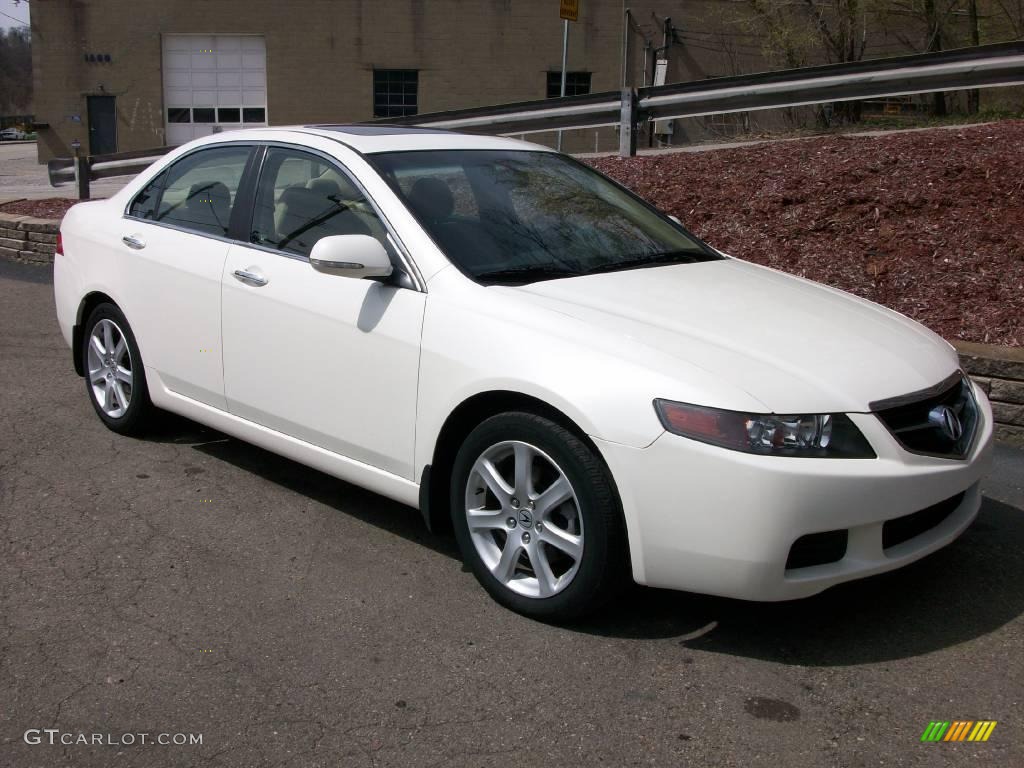 2005 TSX Sedan - Premium White Pearl / Parchment photo #7