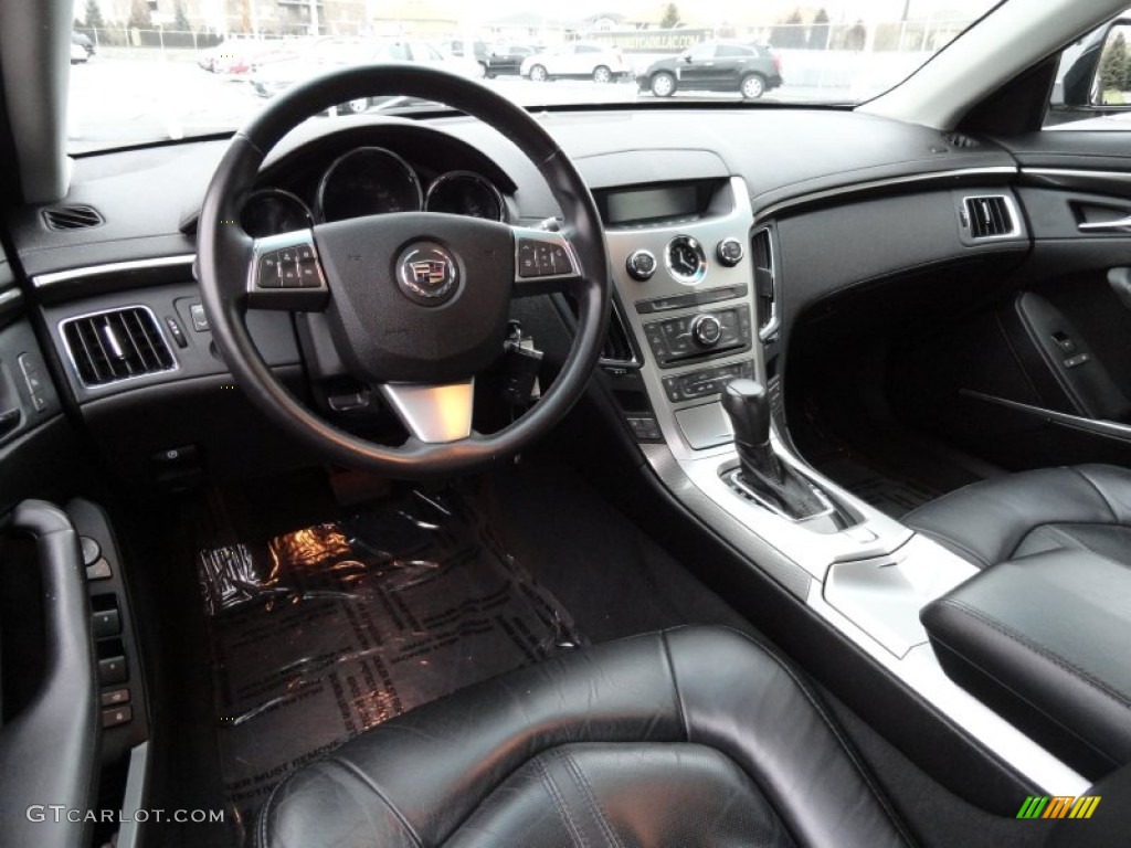Ebony Interior 2009 Cadillac CTS Sedan Photo #75169892