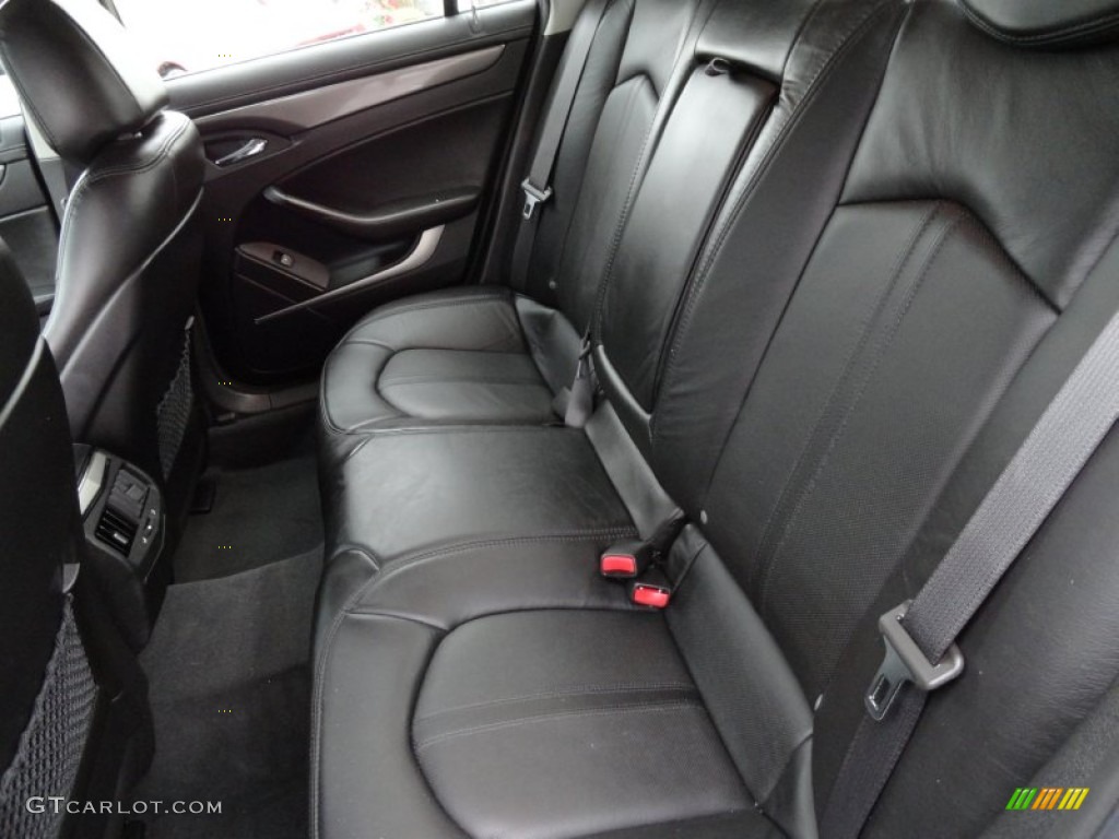 Ebony Interior 2009 Cadillac CTS Sedan Photo #75170006