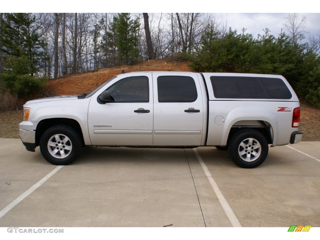 Pure Silver Metallic GMC Sierra 1500