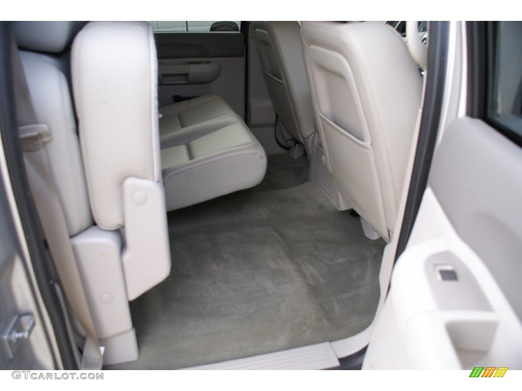 2010 Sierra 1500 SLE Crew Cab - Pure Silver Metallic / Ebony photo #19