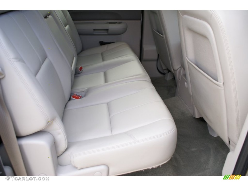2010 Sierra 1500 SLE Crew Cab - Pure Silver Metallic / Ebony photo #20