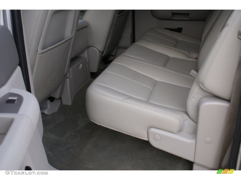2010 Sierra 1500 SLE Crew Cab - Pure Silver Metallic / Ebony photo #22